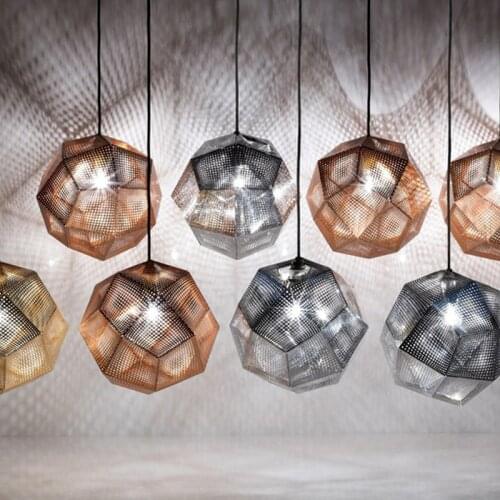 Nordic Geometry Box Bric Pendant Lights Balcony Dining Room Living Room Modern Simplicity Stair Hanger Lamp Fixture