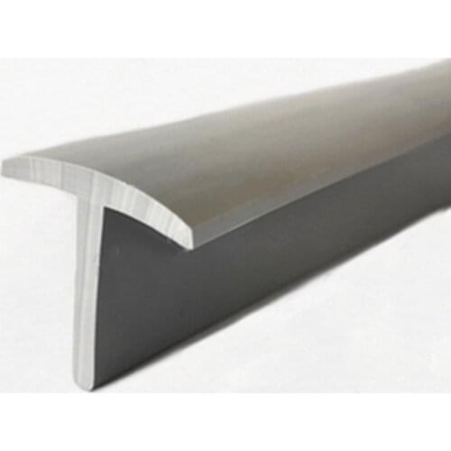 Rubber T Strip Glass Metal Wood Panel Edge Encloser Shield Car Seals Gray