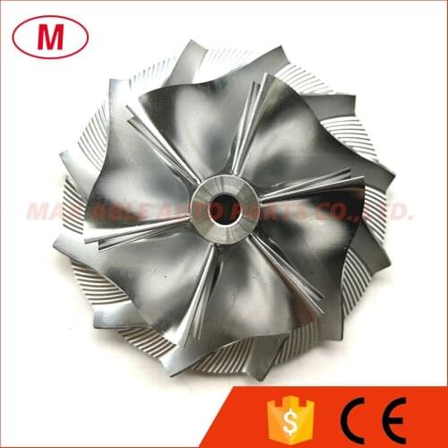 TD04HL 47.00/66.00mm 6+6 blades Reverse Performance Turbo Billet compressor wheel/Aluminum 2618/Milling wheel for Turbocharger
