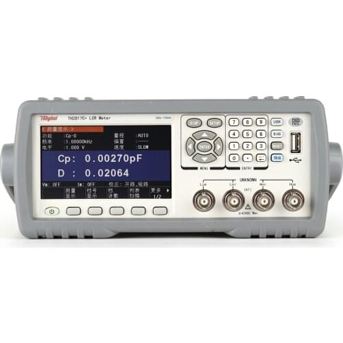 New product TONGHUI TH2817C+ LCD display Auto range100kHz Precision Digital LCR Meter Basic accuracy 0.1