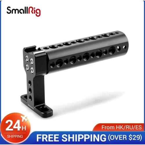 SmallRig Universal Top Handle Grip With Cold Shoe Plate For Digital Dslr Camera Cage Monitors LED Microphone Shoe Mount DIY1638B