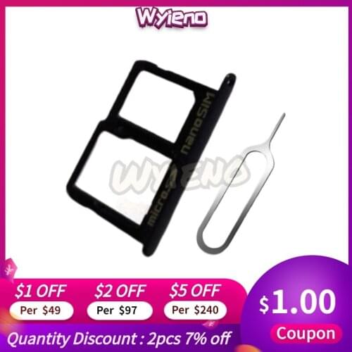 Wyieno K500DS SIM Card Tray Holder Slot For LG X Screen K500N Tray Adapter + Tracking