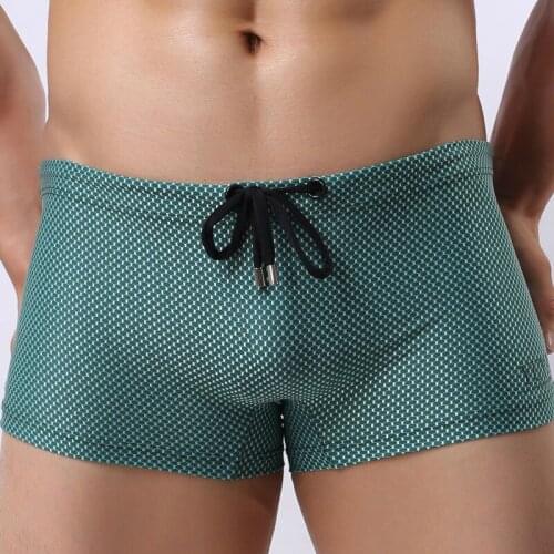 Sexy male briefs boys swimsuit maillot de bain man swimwear print swim pants men swimming surfing trunks shorts wear 2018 new