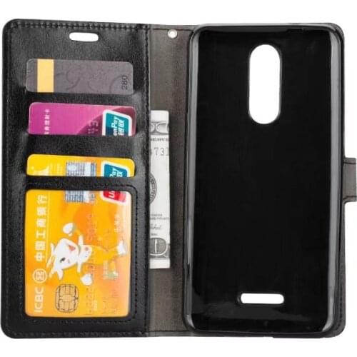 100pcs/lot Crazy Horse PU Leather Stand Case with photo frame for Wiko Freddy / U Pulse