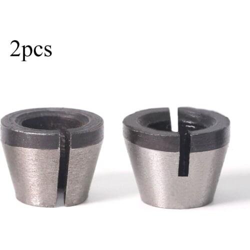 2pcs Collet 2* Engraving Machine Trimming Machine Engraving Trimming Machine 6mm
