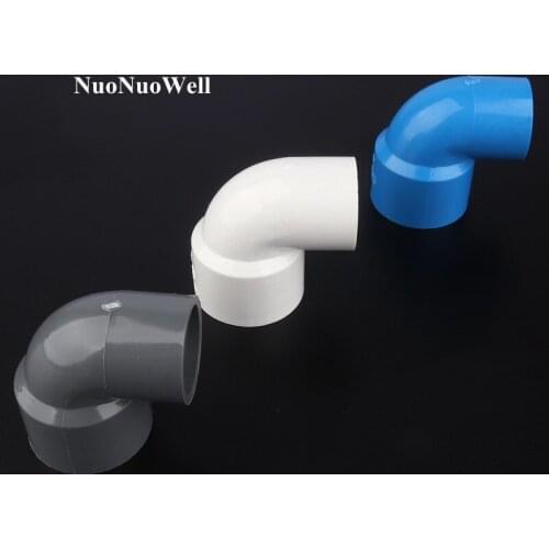 5pcs 32 25mm To 25 20mm PVC Reducing Elbow Joints Agricultural Irrigation Garden Water Connectors Aquarium Fish Tank DIY Tools