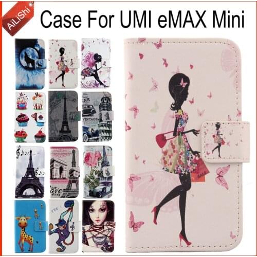 AiLiShi Factory Direct! For UMI eMAX Mini Case Flip Holder Wallet Leather Case Cover Bag 100% Special Accessories
