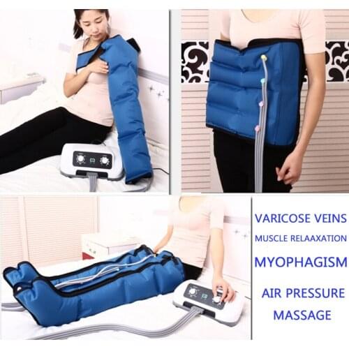 Air Pressure Machine Whole Body Massager Release Edema Varicosity Myophagism Waist Leg Arm Relax Instrument