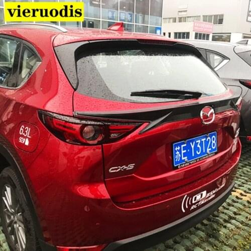 Car Styling ABS Plastic Painted Color Rear Middle Spoiler Trunk Lip Wing For Mazda CX-5 CX5 2017 2018 2019