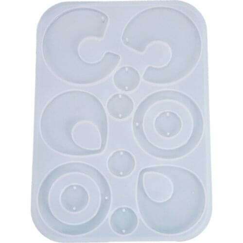 DIY Earrings Pendants Casting Silicone Mould Crafts Jewelry Making Tools Crystal Epoxy Resin Mold