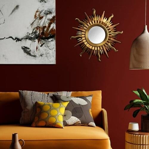 DIY Sun Shape Decorative Mirror Silicone Mold Epoxy Resin Sun Moon Mirror Wall Decoration Home Decoration Mold