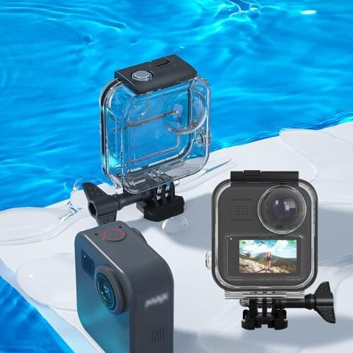For GoPro Max Waterproof Housings Shell Protective Cover Box For Go Pro 360 Panoramic Action Camera Dive Case Accessories