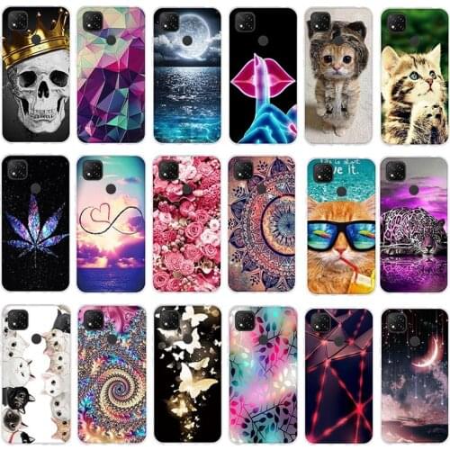 For Xiaomi Redmi 9C Case 6.53" Soft Silicone Back Cover Phone Case For Xiaomi Redmi 9C Silicone Case Redmi 9 C Funda Coque Shell