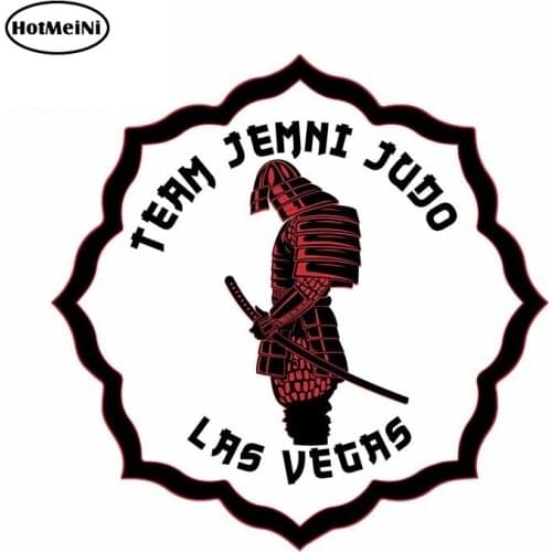 HotMeiNi 13cm x 13cm for Team Jemni Judo Car Stickers and Decals Suitable for Any Flat Surface Waterproof Sticker
