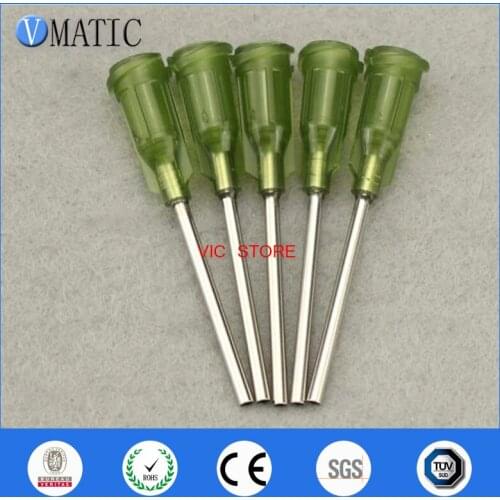 Free Shipping Glue Dispensing Needle 14G Te Needle Tube Length 25.4Mm(1") 100Pcs Dispensing Needle 1 Inch