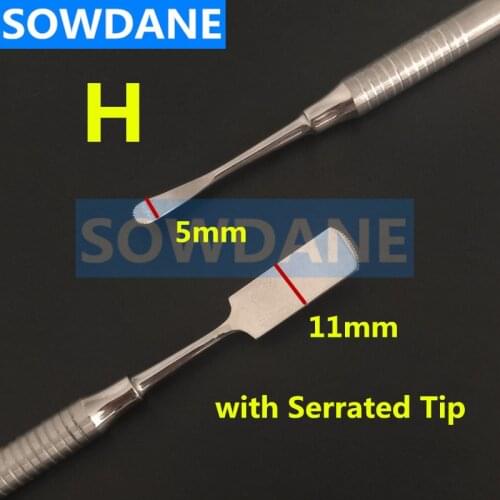 Dental Surgical Implant Tool Periosteal Elevator for Reflecting Retracting Double End with Serrated Tip Labor Stainless Steel