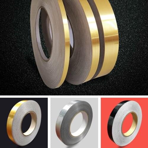 Ceramic Tile Mildewproof Gap Tape Tile Gap Sealing Tape Waterproof Foil Strip Silver Golden Rims Wall Floor Crevice Line SCIE999