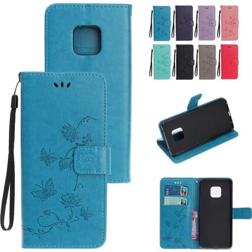 Solid Color Wallet Leather Phone Case For Huawei Mate 30 20 10 Nova 5T 5i 3i 2i Pro Lite Enjoy 8S 7S With Card Slot Stand Cases