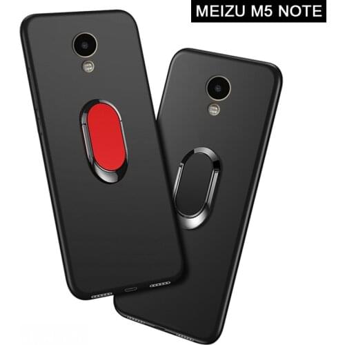 M5 Note Cover for Meizu M5 Note Case luxury 5.5 inch Soft Black Silicone Magnetic Car Holder Ring Funda for Meizu M5 Note Cases