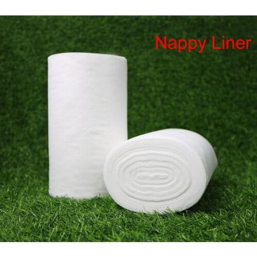 New Arrival ! 50 Rolls of Biodegradable Flushable Viscose Cloth diaper Nappy Inserts Liners 100 sheets per Roll 19*28cm