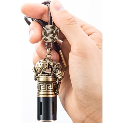 Luxury Animal Design Car Fragrance Retro Style Auto Car Air freshener Metal + Leather Good Smell Car Perfume Top Business Gift