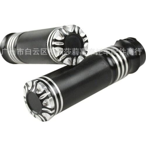 A Pair Black Retro Motorcycle Handles Metal Nondestructive Installation 25mm Universal for Harley Davidson Dyna 1200 XL883 Honda