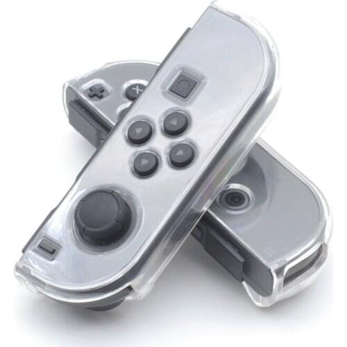 Anti Slip Crystal PC Transparent Protection Carrying Skin Case Hard Shell PC Cover for Nintend Switch NS Joy Con Game Controller