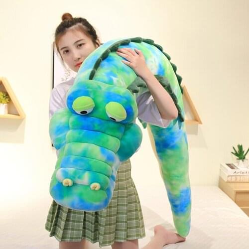 Rainbow Crocodile Plush Toys Stuffed Animal Giant Size Soft Pillow Kawaii Birthday Gift Home Decoration