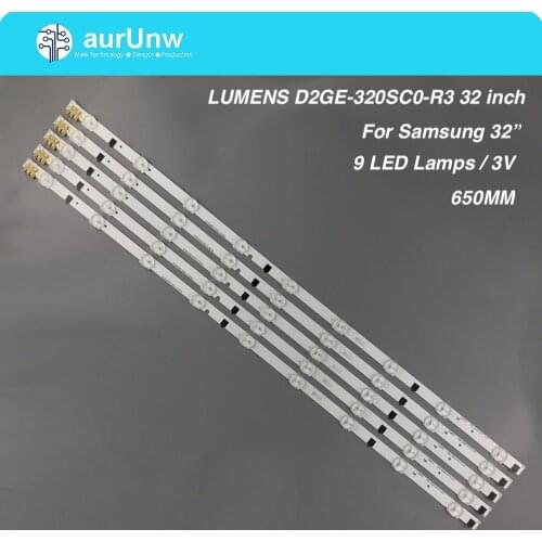 5 pieces/lot 32"TV LED Strip For D2GE-320SC0-R3 UE32F6200 UE32F6400 UE32F4500 UE32F5300