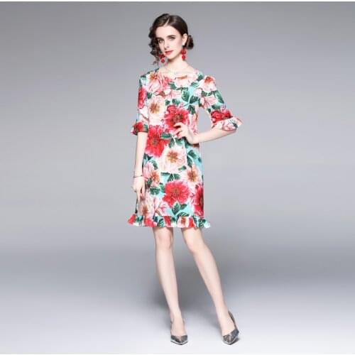 VAIR MUDO Summer Dresses With Flounces