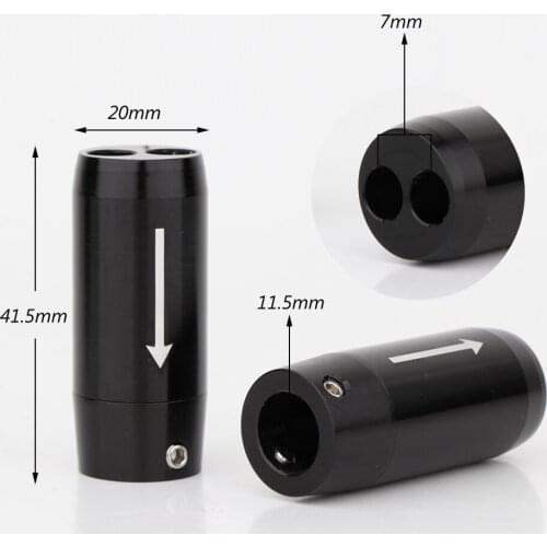 4pcs High Quality Pants Boot Y Splitter 1 to 2 Speaker RCA Cable Hifi Audio DIY Wire Connector Black Speaker cable Wire Pants