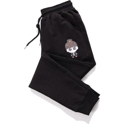 Womens Spring Fall Sweatpants Loose Sport Trousers Drawstring Waist Pockets Harem Pants Plus Size Mom Bottoms Casual Wear P125