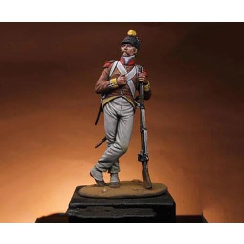 1/32 ancient man officer stand Resin figure Model kits Miniature gk Unassembly Unpainted