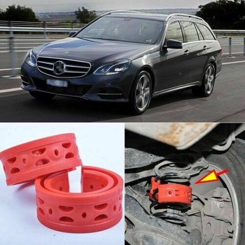 2pcs Rear Air Suspension Shock Bumper Spring Coil Cushion Buffer For BENZ E200