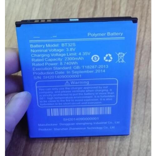 2300mAh BT32S Replacement Mobile Phone Battery For ZOPO BT32S Li-ion Polymer Batteries with phone stander