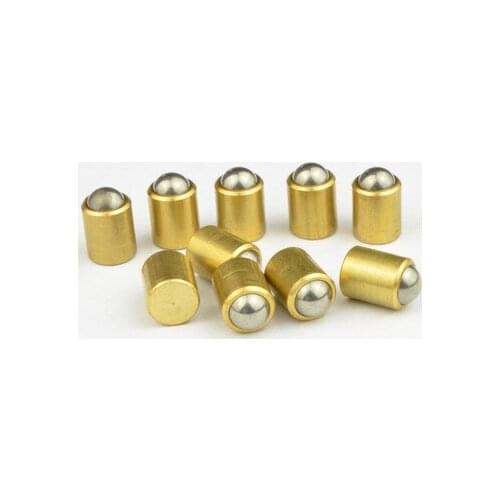 5pcs 3mm-12mm diameter 4mm-16mm length precision copper positioning beads smooth plunger spring ball head plungers screws bolts
