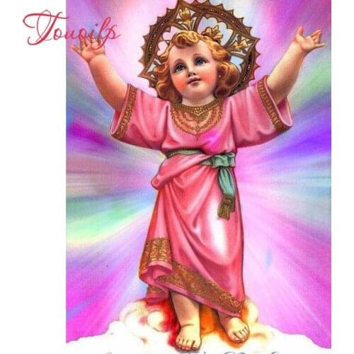 5D Square&round full Drill Religious angel Diamond Embroidery 5D Diamond Painting Cross Stitch Picture Rhinestone Diamond Mosaic