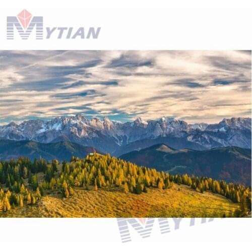 5D DIY Diamond Painting Cross Stitch Mountain Alps Austria Rhinestone Crystal Needlework Diamond Embroidery Mosaic Home Decor