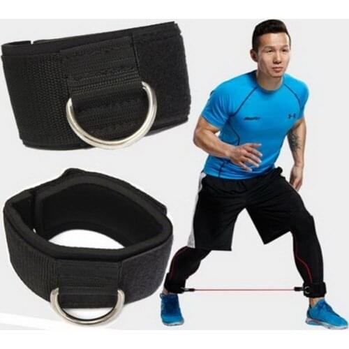 Ankle Anchor Strap D-ring Multi Gym Cable Attachment Thigh Leg Pulley Strap Lifting Fitness Exercise Tubing Strength