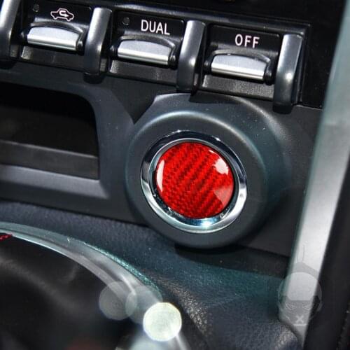 Car Engine Start Stop Ignition Key Ring Trim Sticker for Toyota 86 Subaru BRZ