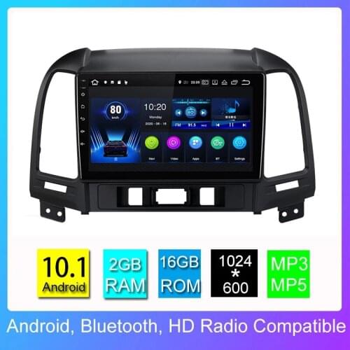 JOYINCAR Car Radio Multimedia Player For Hyundai Santa Fe 2 2006-2012 Android 9.1 Autoradio GPS Navigation WIFI NO DVD