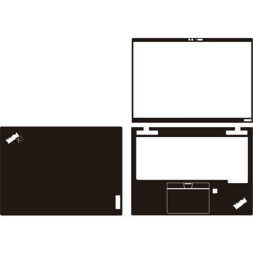 Laptop Carbon Fiber Vinyl Skin Sticker Cover For Lenovo ThinkPad X1 Nano 13" nontouch