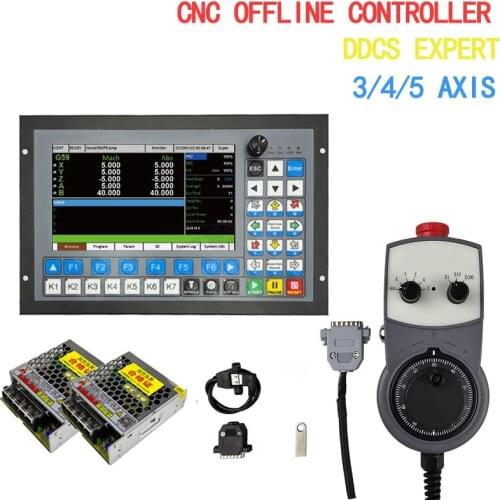 DDCS-EXPERT 3/4/5 Axis CNC Standalone Offline Controller Support Close-loop Stepper/ATC Controller Replace DDCSV3.1
