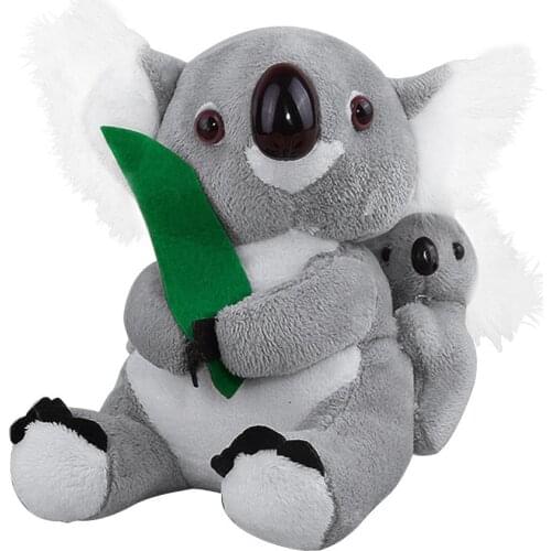 Koala Plush Toy 2pcs Mum Koala Hold Baby Koala Animal Plush Toy Dolls for Kids Baby Boys Girls Birthday Gift Toy
