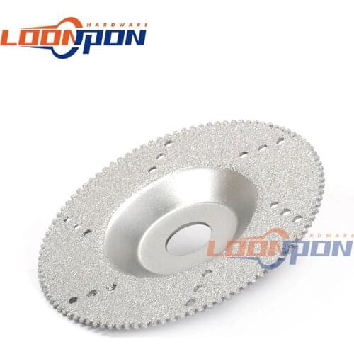 4inch Diamond Coated Saw Blade Disc Grinding Wheel Cup Rotary Abrasive Tools for Stone Glass Ceramic 60