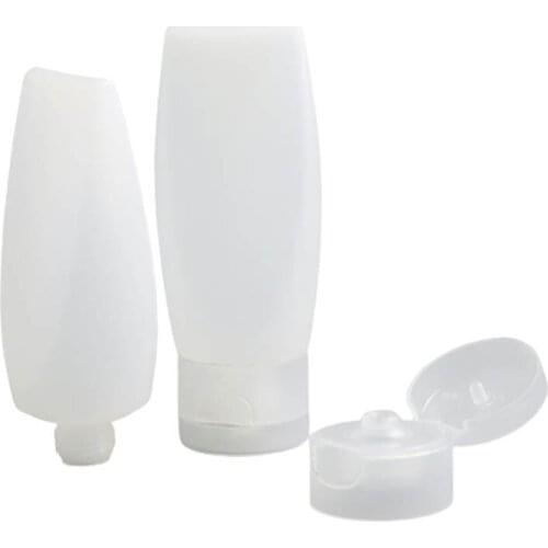 50pcs Travel Empty Tube Cosmetic Cream Lotion Shampoo Bath Lotion Containers Refillable Bottles with Flip Top Cap 30g 50g