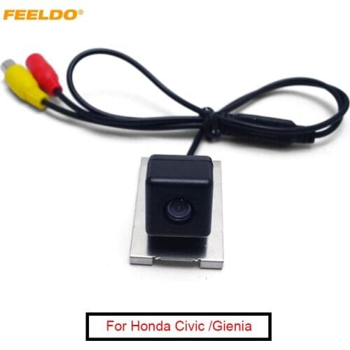 FEELDO 1Set Car Backup Rear View Camera With LED For Honda Civic 2016/Gienia/Avancier 2017 Reversing Camera #AM4733