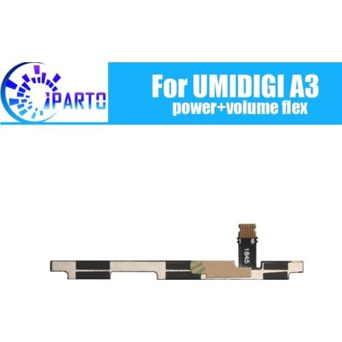UMIDIGI A3 Side Button Flex Cable 100% Original Power + Volume button Flex Cable repair parts for UMIDIGI A3
