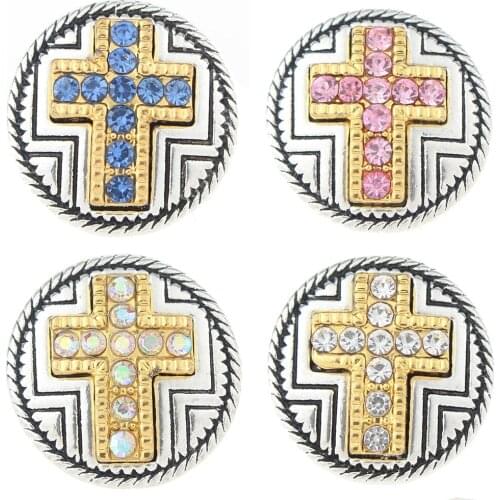 JaynaLee 18-20mm Metal Ginger Snap Button Fit Ginger Snaps Bracelets Jewelry for women men gifts GJS5517