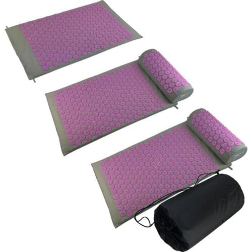 Massager Cushions Acupressure Relieve Back Pain Spike Mat Massage Yoga Mats Yoga Mat with Pillow Needle Massager